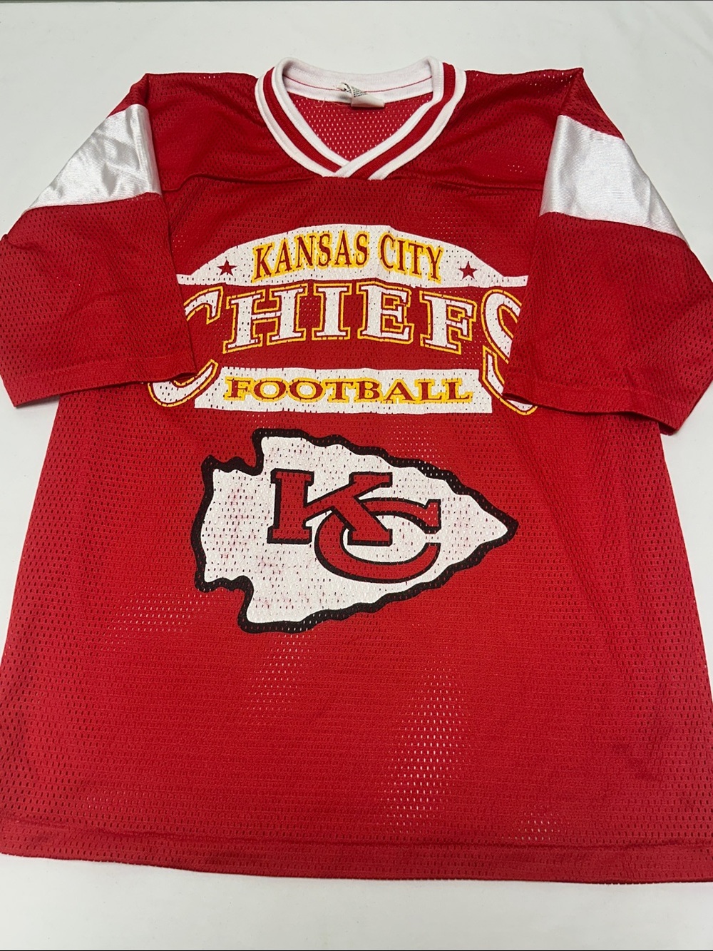 Kids Kansas City Chiefs Red Football Jersey